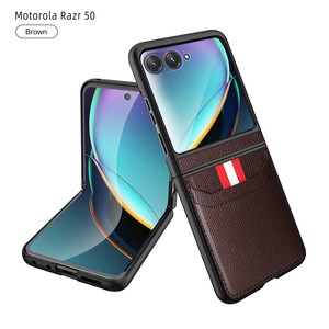 Funda para Motorola Razr 50 [Cuero con Textura de Litchi], Cubierta Protectora Delgada con Ranura para Tarjetas, Carcasa Protectora Ligera y Delgada - Product Image 6