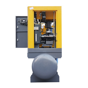 <span class=keywords><strong>Compresseur</strong></span> d'air avec réservoir, <span class=keywords><strong>compresseur</strong></span> industriel motorisé, structure durable, pression stable pour les travaux de traitement mécanique - Product Image 2