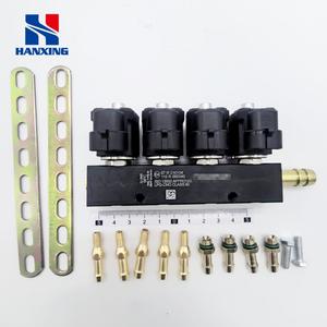 Kit de conversion <span class=keywords><strong>GPL</strong></span>/GNC pour <span class=keywords><strong>voiture</strong></span>, système d'injection numérique DIGI, rail de pulvérisation noir, pièces auto pour gaz, ajustement standard - Product Image 4