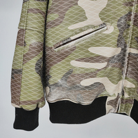 Vestes en cuir pour hommes, style bomber, imprimé camouflage rétro luxueux, poids lourd, personnalisées par les fabricants de vêtements, style décontracté motard.