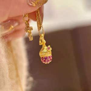 Light Luxury Crushed Silver <b>Freshwater</b> <b>Pearl</b> Love Pendant <b>Necklace</b> S925 Pure Geometric Bead Cool and Refreshing - Product Image 3