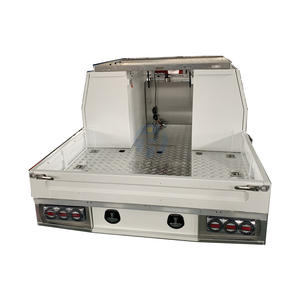 Bandeja y toldo Ute de aluminio de doble cabina adicional individual con guardabarros y caja de herramientas para camioneta - Product Image 6