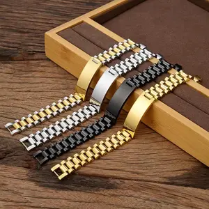 Bracelet magnétique pour femmes et hommes en plaqué or pour les soins de santé Bracelet pour amoureux de la santé du cœur et de l'énergie Vente en gros