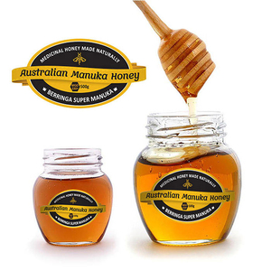 Custom Digital Printing Logo Waterproof Honey Self Adhesive Label <b>Sticker</b> Jam Food <b>Bottle</b> Honey Jar Packaging Label - Product Image 3