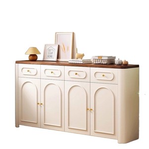 Modern French Cream Style Shoe <strong>Cabine</strong>,Large Capacity Entryway Storage Organizer,Wooden Living Room Furniture, Home Furnishings - Product Image 5