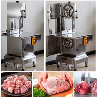 Scie à os et viande congelée industrielle à haute efficacité, en acier inoxydable SUS304 de qualité alimentaire, certifiée CE, personnalisable pour usage commercial