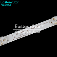 Bande lumineuse LED pour téléviseur ES-5525 7LED pour CONDOR 65" XL-D650-2835-7S1P-350MA21V V1.0