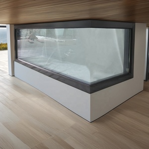 ASCE7-16 Hurricane-Resistant Translucent Safety Glass Laminated Aluminium Corner Joints Stainless Steel Fixed Picture Windows - Product Image 6