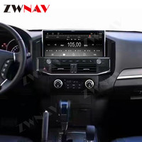 ZWNAV 12.3 pouces Android 12 écran lecteur DVD de voiture pour Mitsubishi Pajero 2009-2017 GPS Navigation multimédia carplay DSP FM/AM