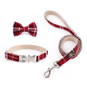 Natürlicher Hanf Umwelt freundliches Bio-Hunde halsband aus reiner Baumwolle Verstellbares, individuelles Hunde halsband und Leinen-Set - Product Image 1