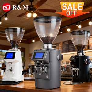Moulin à café électrique semi-automatique professionnel pour la vente en gros en Chine, <span class=keywords><strong>avec</strong></span> accessoires, meule conique, faible bruit, vitesse variable pour moudre les grains - Product Image 4