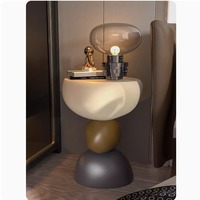 Table d'appoint créative de style nordique, table basse moderne et simple, accessoire de décoration intérieure haut de gamme au toucher crémeux