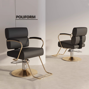 Ensemble de mobilier de salon moderne de luxe en métal, nouveau style, chaises de coiffure et miroir pour femmes, pour la permanente et la coloration - Product Image 5