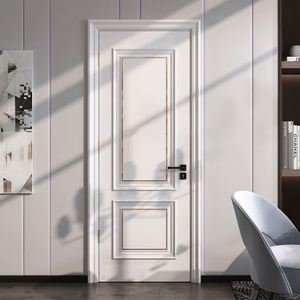 Portes intérieures de style américain YALIG, design moderne, porte intérieure en bois massif professionnelle - Product Image 3