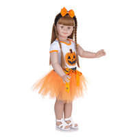 Poupée Reborn Bébé Géant de 78 CM en Silicone Plein, Habillée, pour la Vente en Gros