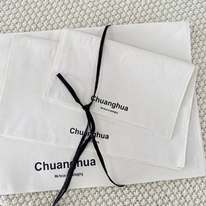 Chuanghua Logo Printed Cotton <b>Envelope</b> Clothes Scarf Jewelry Bag Cotton Shopping <b>Gift</b> Packaging Dustproof Cotton <b>Envelope</b> Bag - Product Image 4