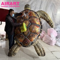 Mascotte publicitaire gonflable tortue de mer, grand ballon gonflable tortue océanique à vendre
