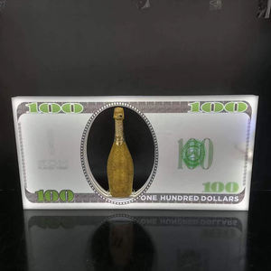 Exhibidor de Botellas de Vino, Dólares y Euros, de Metal y Acrílico con LED, Apto para Bodas, Discotecas, Bares y Fiestas - Product Image 2