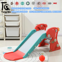 Toboggan portable pour enfants facile à installer, toboggan et balançoire pliables pour bébés, utilisation intérieure et extérieure, équipement de terrain de jeu pour enfants