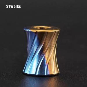 チタン合金格安ネックレスペンダントEDCチタンペンダントナイフストラップビーズ - Product Image 5