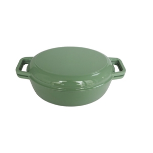 Casserole ovale en <span class=keywords><strong>fonte</strong></span> émaillée 2-en-1 avec couvercle grill - Product Image 4