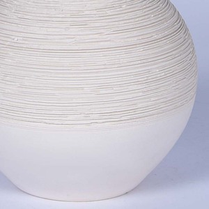 Custom Handmade White <b>Ceramic</b> Vase Modern Textured <b>Ceramic</b> Flower Vase Home Art Decor Table Centerpiece Wholesale OEMODM Factory - Product Image 6