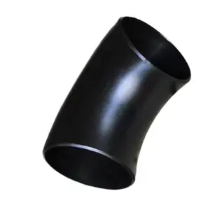 carbon steel 90D 45D 180D socket weld short radius elbow pipe fittings ASTM B16.9 sch80