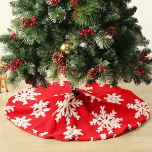 New Design Christmas Tree Base Cover Luxury Christmas Tree Floor Mat Decorations Christmas Trees 2024