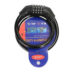 Lucchetto a Catena in Acciaio per Bicicletta con Combinazione Digitale a Quattro Cifre Antifurto per Mountain Bike MTB con Possibilità di <span class=keywords><strong>Cambiare</strong></span> Password - Product Image 2