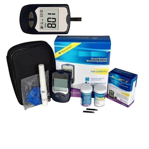 Medidor de Glucosa en Sangre No <span class=keywords><strong>Invasivo</strong></span> con Tiras Reactivas, Monitor de Azúcar en Sangre, Glucómetro Digital con Tiras Reactivas - Product Image 2