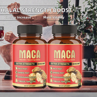 Capsules Vanwin Premium Halal à base de racine de Maca pour booster l'énergie et la force masculine, 60 capsules OEM