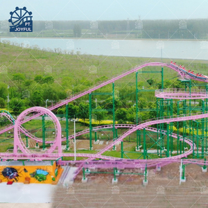 รถไฟเหาะเหล็ก16ที่นั่งพร้อมห่วงสามห่วงอุปกรณ์สวนสนุกสำหรับผู้ใหญ่ - Product Image 2