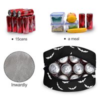Sac isotherme réutilisable et portable pour le déjeuner, au design élégant, très spacieux, bien isolé, en tissu Oxford, pour femmes et hommes