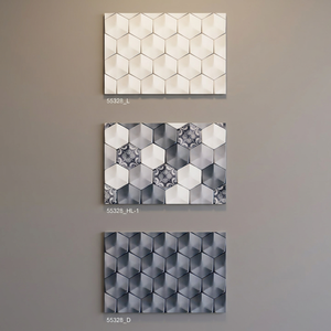 Gran oferta 300x450 arenisca áspera 8mm de espesor interior 30x45cm porcelana 3D azulejo de pared 12x18 azulejos interiores de cerámica pulida brillante - Product Image 3