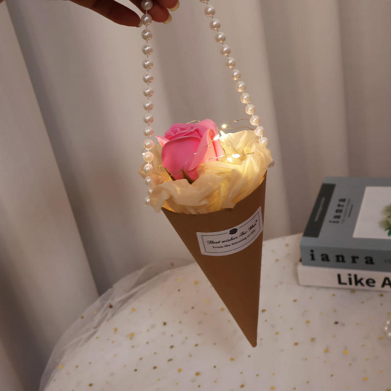 Ice cream powder rose