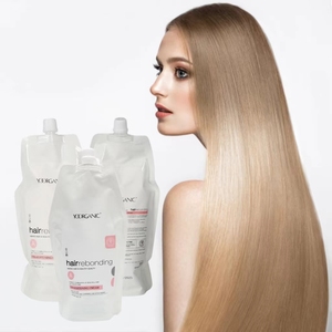 Salon professionnel utiliser kératine élément cheveux Perm Lotion femmes kératine élément lissage <span class=keywords><strong>crème</strong></span> marques privées professionnel - Product Image 1