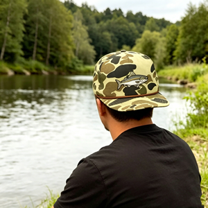 Vietnam Custom Trucker Cap Camo Rope <b>Hat</b> for Men and Women Adjustable Snap Fit Panel <b>Flat</b> Brim <b>Hat</b> - Product Image 5