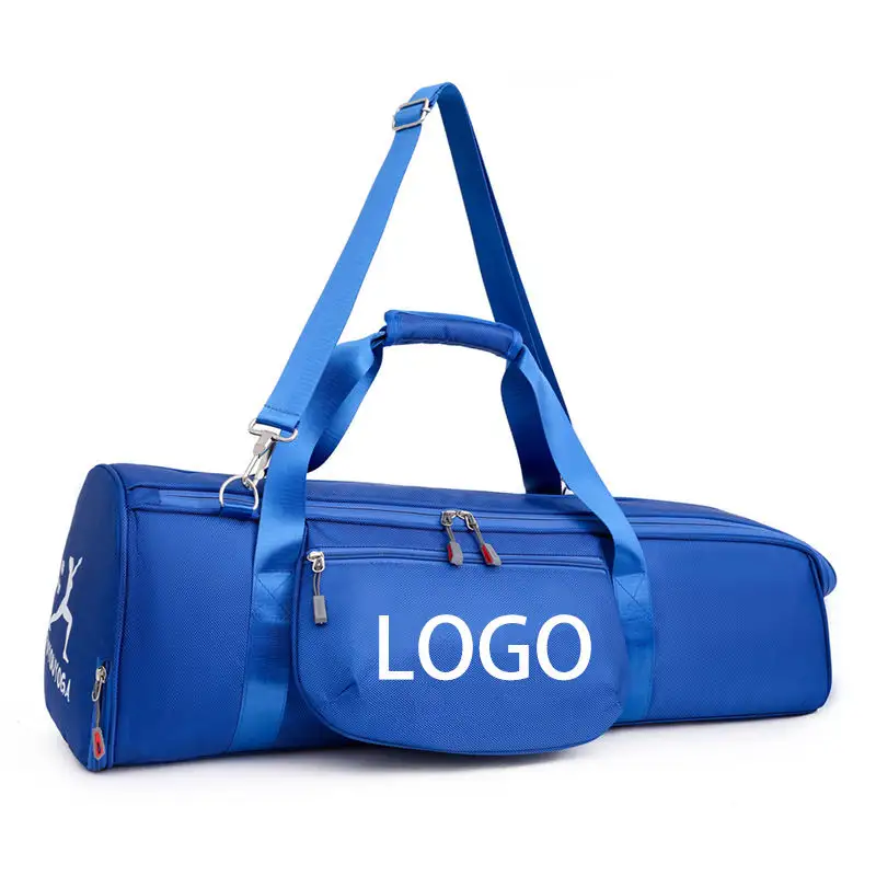 OEM Custom Women Men Tote Carry Travel Duffle Bag Yoga Mat Fitness Sport Duffel Gym Bag with Shoe Pocket