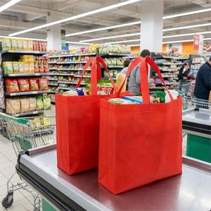 Wholesale Eco Recyclable Custom Personalized Non Woven Promotional Reusable Shopping Tote Bags with Custom Capacity - Product Image 2