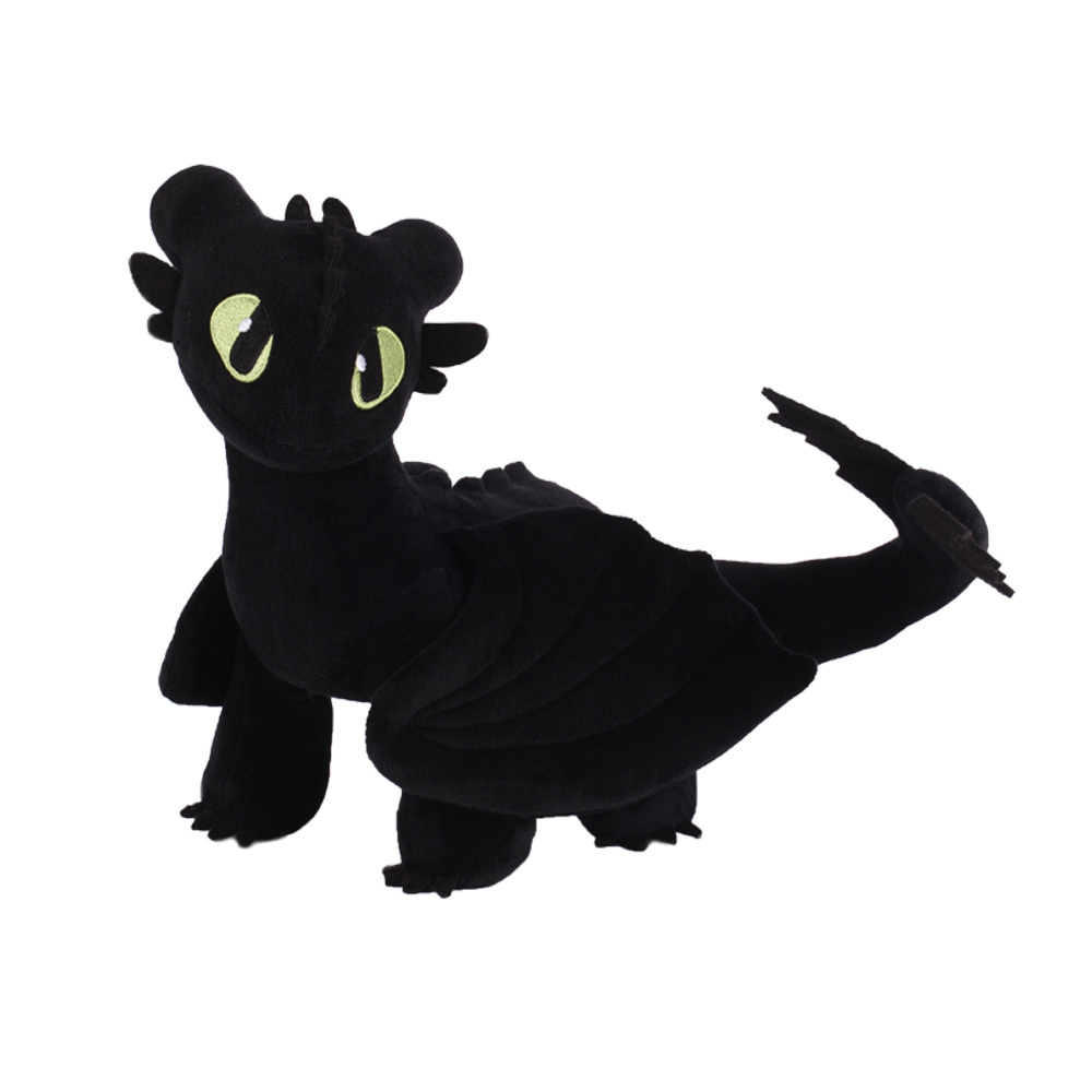 Plush Night Fury Toothless Dolls for How to Train Your Dragon