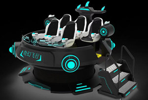 Silla de Cine VR con Rotación de 360 Grados, Simulador 9D de Realidad Virtual UFO, Educativo, para Escuelas, Parques de Diversiones Interiores, Centros Comerciales - Product Image 4