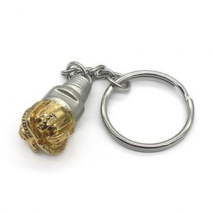 Llaveros Metálicos Mexicanos 3D Personalizados con Broca Dorada para Regalo - Product Image 1
