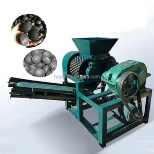 Automatische Goede Kwaliteit Dieselmotor Houtskoolbriket Machine Kolen Zaagsel Maken Houtskool Bal Persmachine