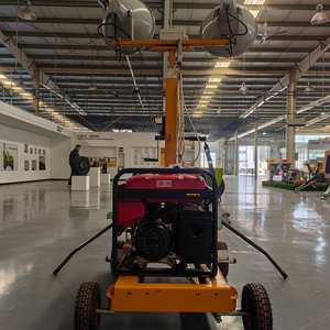 Robuster mobiler LED Lichtmast 5 m 7 m oder 9 m mit Benzin oder Dieselgenerator für Bergbau und Bauwesen - Product Image 6