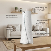Diffuseur d'arômes intelligent OEM en forme de tour, contrôlé par application, sans eau, capacité 100 ml, pour usage domestique, vente directe usine