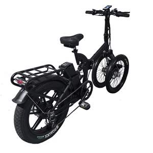 <span class=keywords><strong>Bicicleta</strong></span> de <span class=keywords><strong>Tres</strong></span> <span class=keywords><strong>Ruedas</strong></span> con Asistencia, <span class=keywords><strong>Bicicleta</strong></span> <span class=keywords><strong>Plegable</strong></span> Inversa con Motor de Cubo Trasero Sin Escobillas Dentado, Triciclo Eléctrico de Aluminio de 48V17.5A - Product Image 3