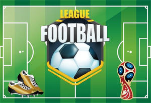 Fond de photographie pour anniversaire de garçon, terrain de football, affiche sportive, toile de fond pour baby shower, studio photo, bannière <span class=keywords><strong>photophone</strong></span> - Product Image 6