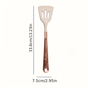 MUYULINS <b>Silicone</b> Kitchen Spatula Set Heat-resistant Non-stick Easy to Clean Durable Professional Cooking Tools for Home Use - Product Image 6
