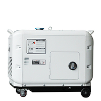 Générateur diesel silencieux certifié CE de norme européenne 5kva/5kw/8kva/10kva onduleur portable 50HZ 110V 220V 380V à faible bruit