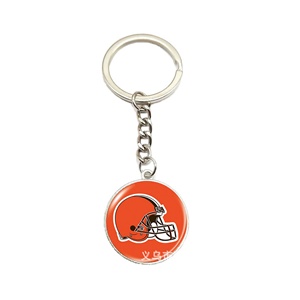 Kansas City Chiefs accessoires transfrontaliers équipe de football américain logo temps gemme porte-clés sac clé de voiture pendentif - Product Image 4